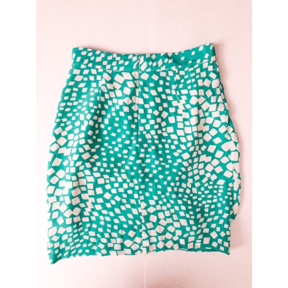 Yumi Kim geo printed silk tulip skirt - Picture 2 of 3